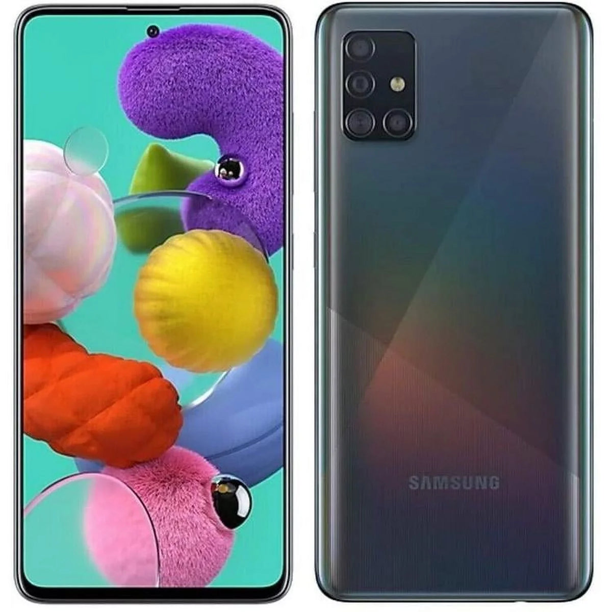 128GB GSM (Refurbished) Galaxy Restored Black A51 A515F Unlocked