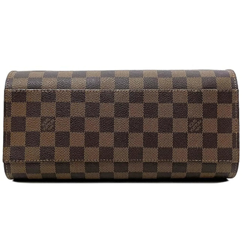 (Good) Square Triana Pre-Owned Ebene Type N51155 Damier Handbag Ladies Brown