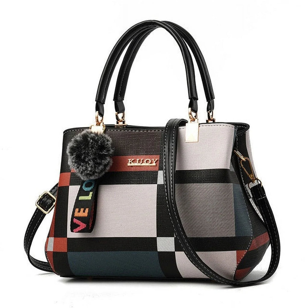 Shoulder Totes Women Ladies Messenger Luxury Bags Wild Stitching Handbag New Designer Bag Plaid Brand