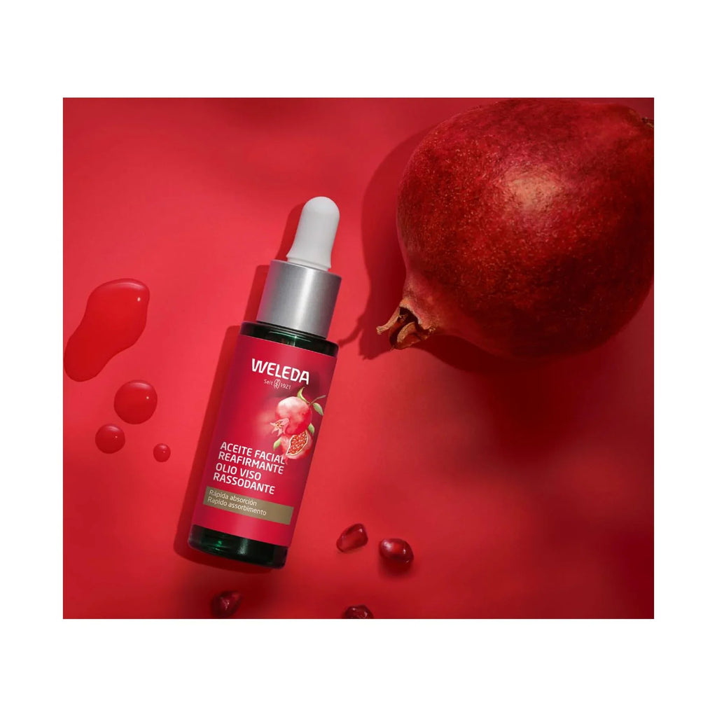 And With Pomegranate Plant Moisturizer Oil, Face Weleda Rich Extract Vera Care 1 Aloe Ounce, Plumping Fluid