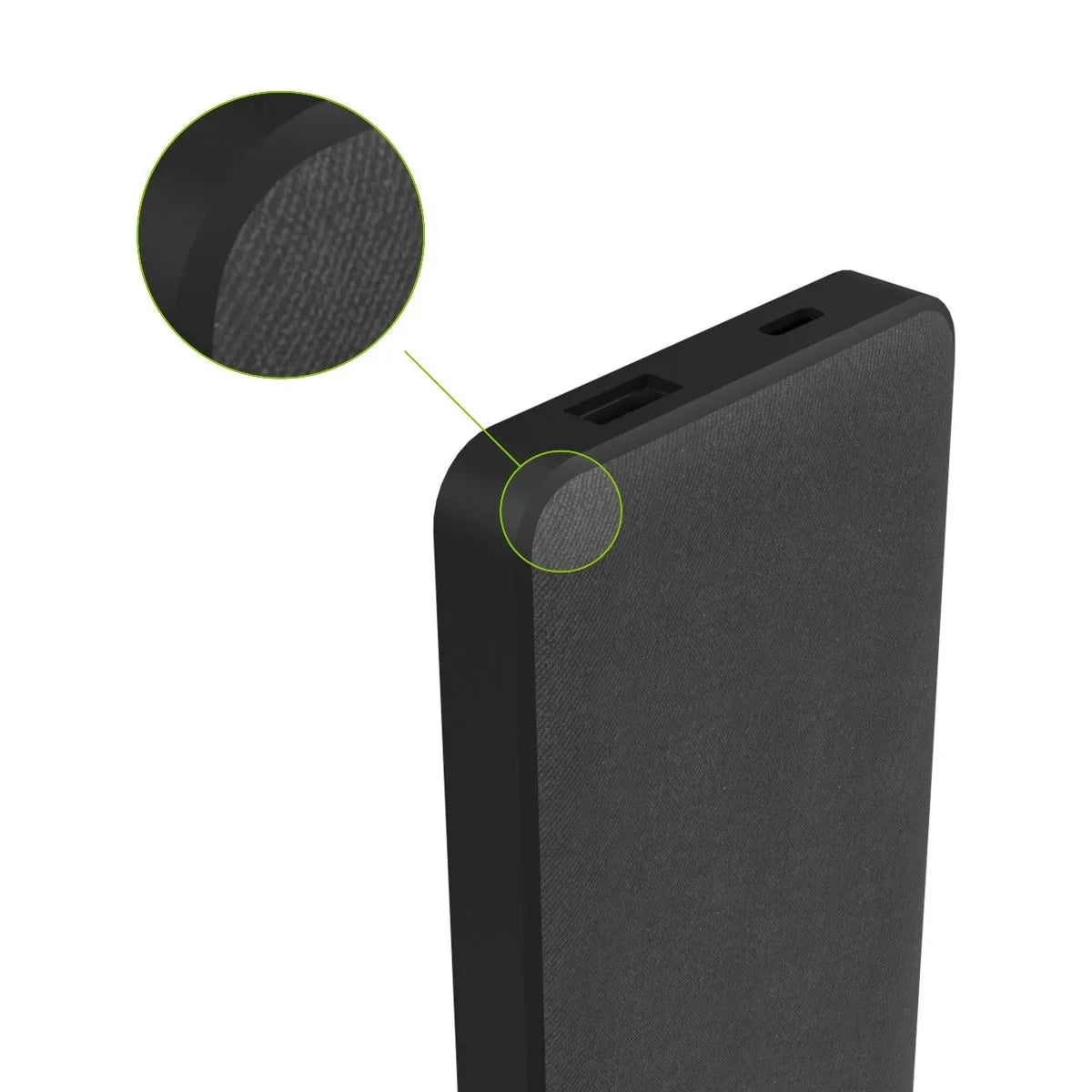 (1) Large Port, 18W PD Includes Input/Output Power Travel-Friendly, Port to USB-C 10,000 Bank Battery, USB-A Power mophie - Powerstation Fast mAh with Internal PD Charging Cord USB-C (1) and USB-A