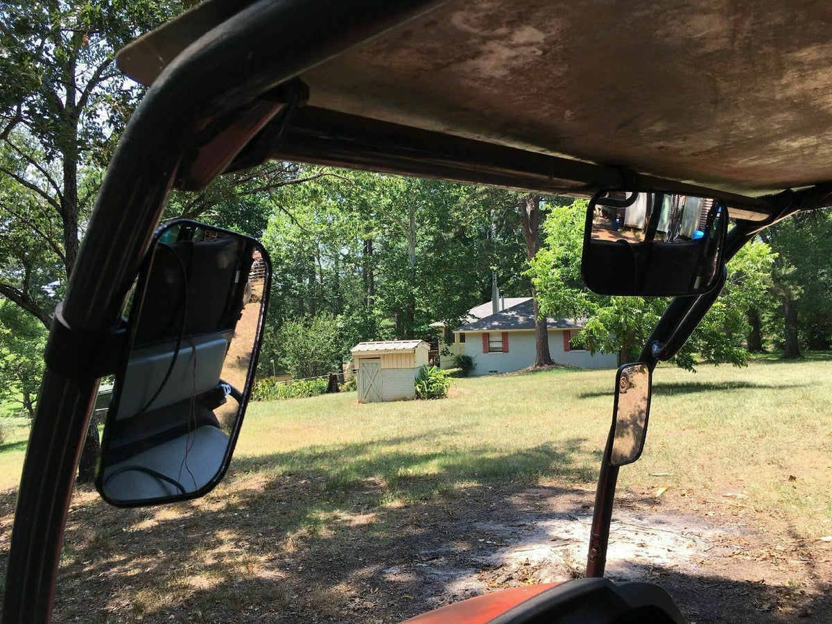 900 with Polaris 1000 Can-Am 1.75"-2" Clamp Mirrors X3 Bar Set Mirrors View RZR Center UTV Compatible Rear