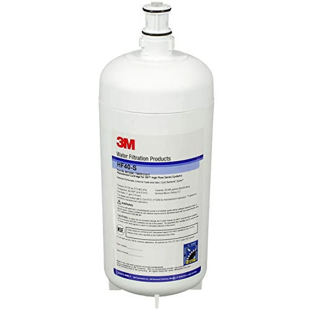 Inhibits Scale Replacement for ICE140-S, Maker 3M Machines Taste Cysts, Sediment, Chlorine Filtration Odor, Reduces Series Ice Cartridge liquid for HF40-S Bacteria, and Commercial High Flow