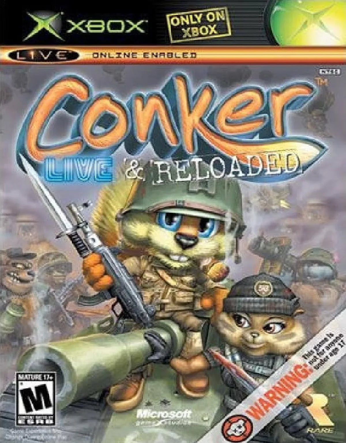 Live Game & Shooter (Refurbished) 2005) Reloaded Conker: Restored (Xbox,
