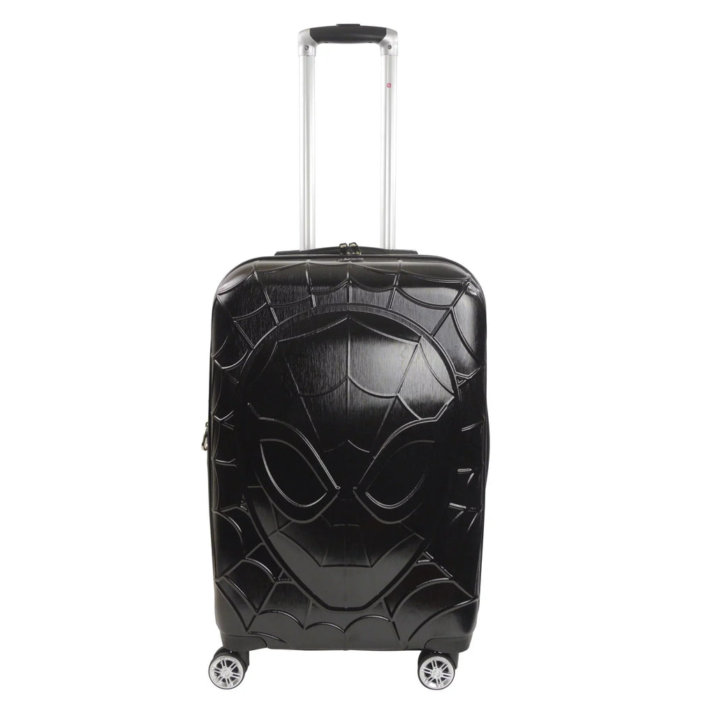 Rolling Hardshell Suitcase 25 Molded with Inch Black Wheels, Luggage, Spider-Man Marvel