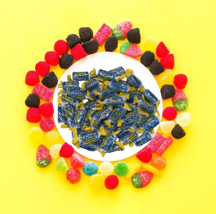 pound Flavor bag Hard Raspberry 3 Bulk Long-Lasting Premium Fruit - Resealable Wrapped Candy - CandyKrave - Delight - Individually Bag Flavored Blue Candy