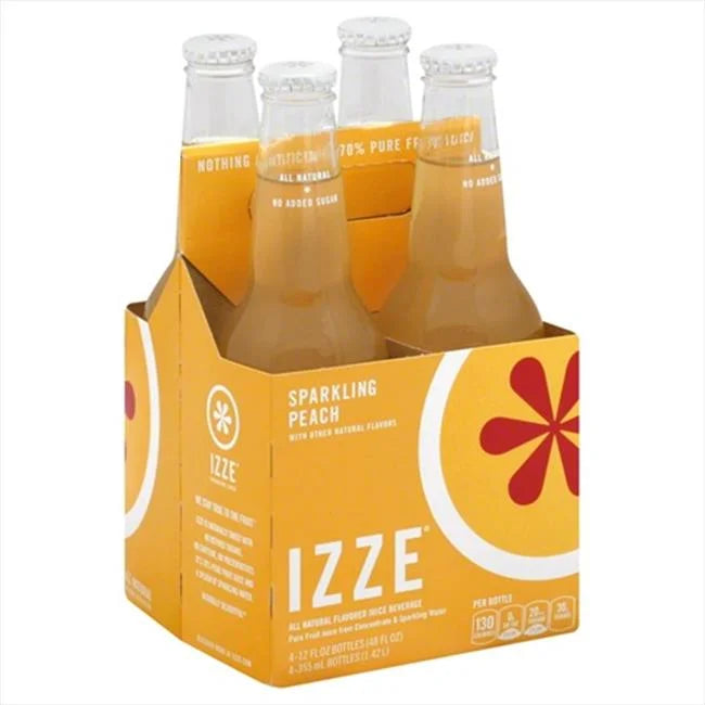of 6 Peach Btl Sparkling -Pack