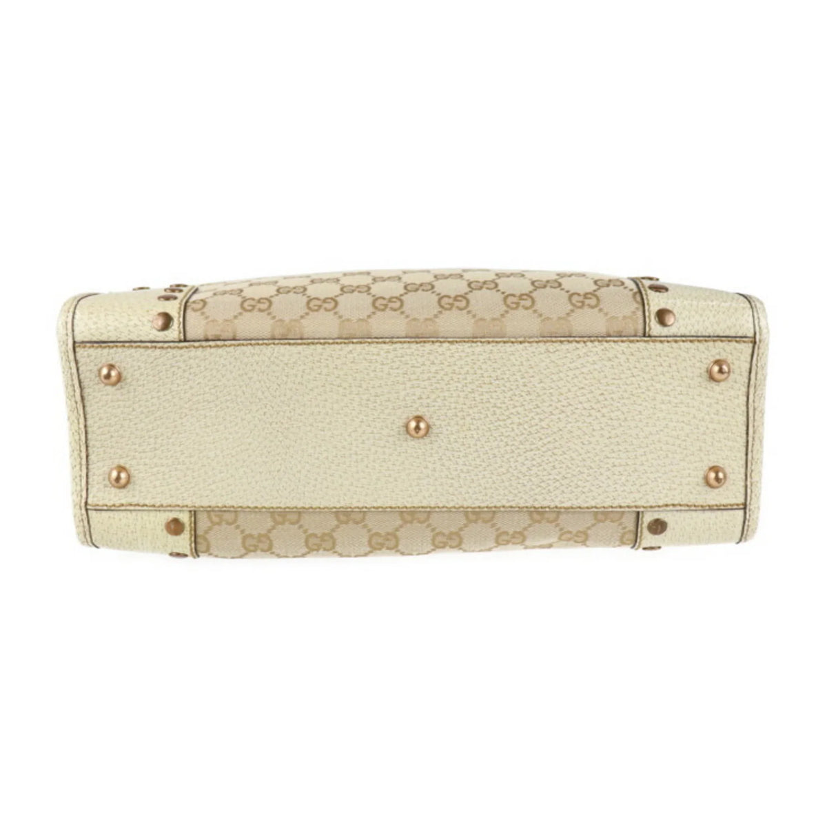 leather 124261 Pre-Owned ivory GG beige tote canvas (Good) bag