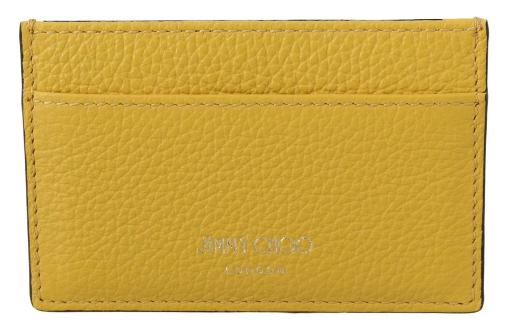 Holder Jimmy Aarna Yellow Leather Choo Card
