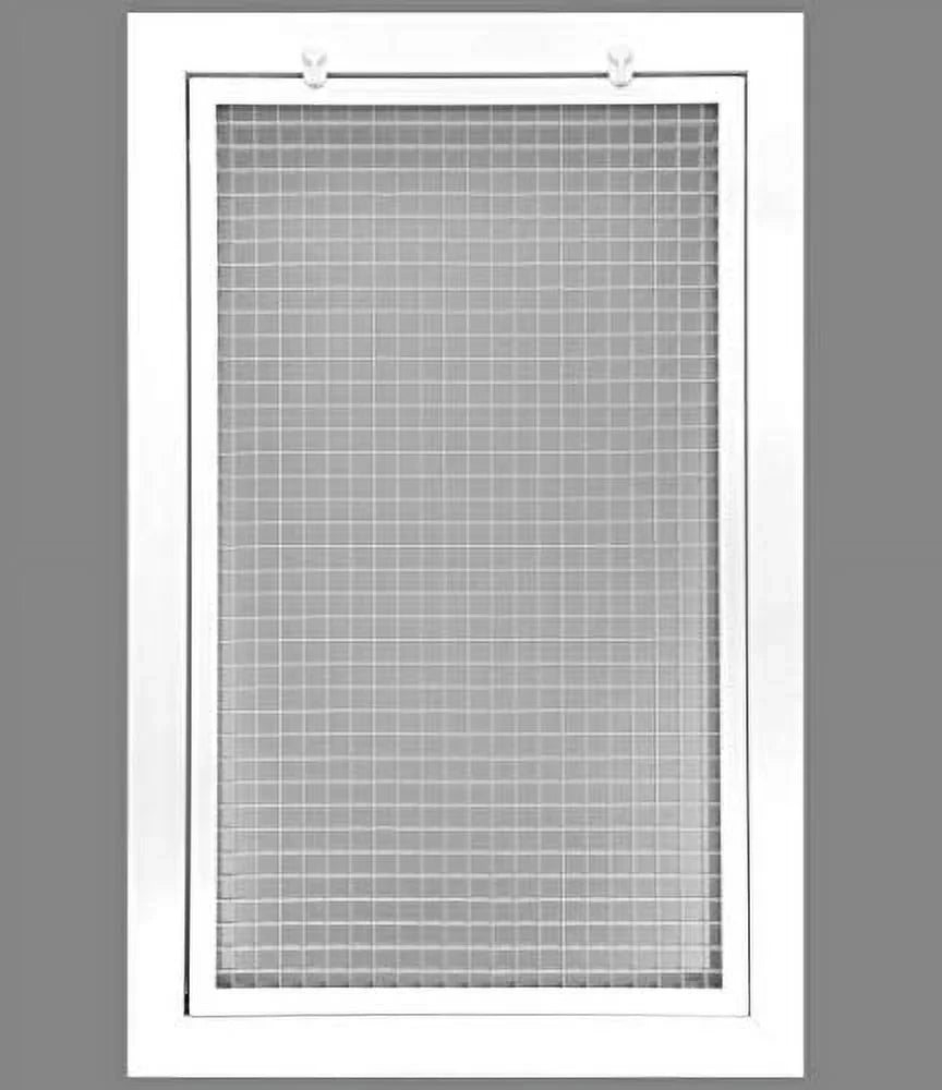 25" 16" Filter - Grille Core Aluminum Filter 18.5" Eggcrate 1" White Cube Return x for Outer Dimensions: Air x - 27.5