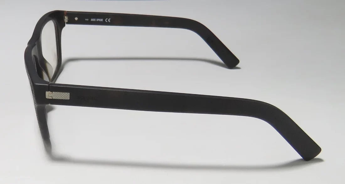 NEW FRAME SPADE DEMO JACK DESIGNER TORTOISE MENS/WOMENS MATTE LENSES FULL-RIM EYEGLASSES/EYEWEAR JONATHAN COLLECTIBLE CLASSIC 53-18-140 UNISEX DESIGN