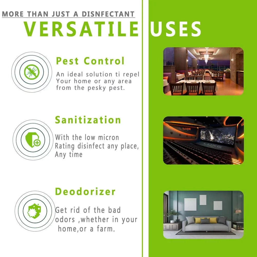 Best & for Home, Smart Retail Portable Office House Fog Car, Sterilization Atomizer. Indoor/exterior Machine