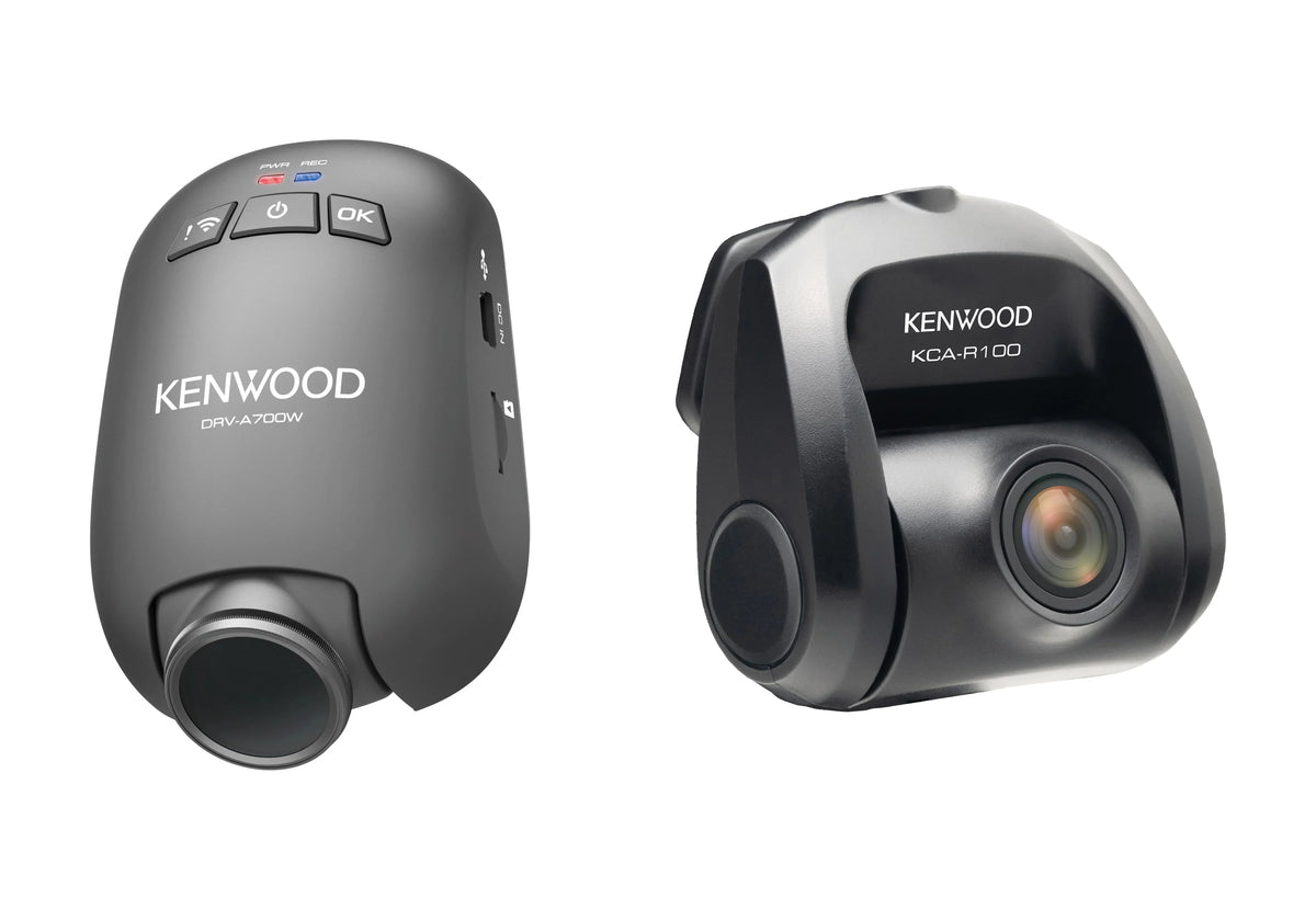 1080P Camera w/ HD DRV-A700WDP Wide Quad Front Rear Kenwood System Camera