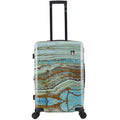Disegno - Marble Luggage Emerald Earth Hardside TUCCI Medium 24-inch Art