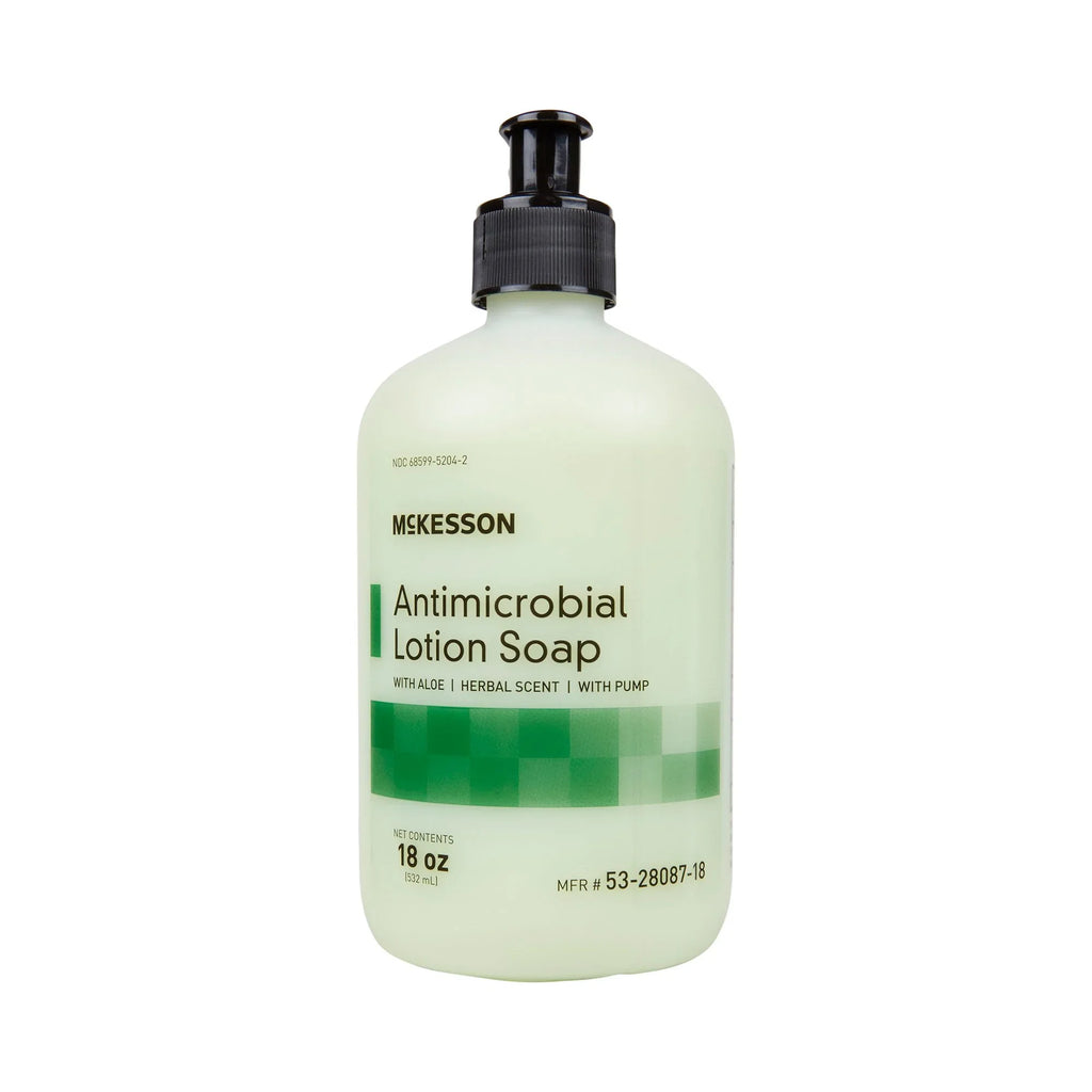 '- Scent, Herbal McKesson Lotion 12 Ct with Soap Aloe Hand 18 Antimicrobial oz,