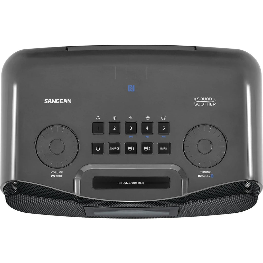 Rcr22 Sangean Display Lcd Clock Radio Atomic With Am/Fm