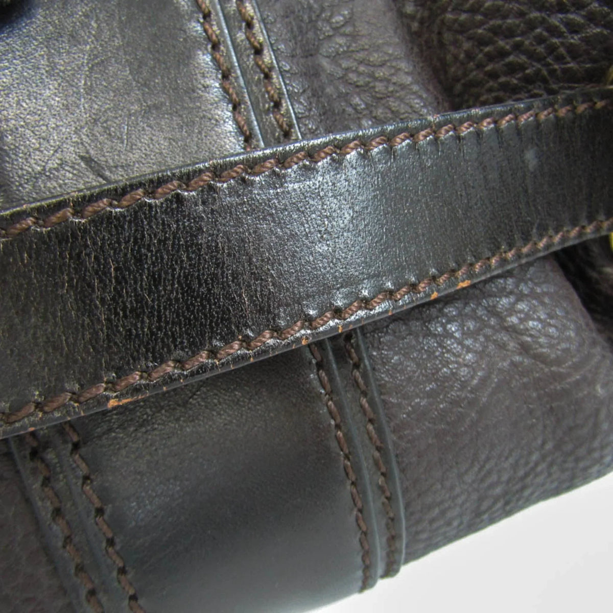 Brown Dark (Good) Bag Women's Burberry Leather Handbag,Shoulder Pre-Owned 3801199