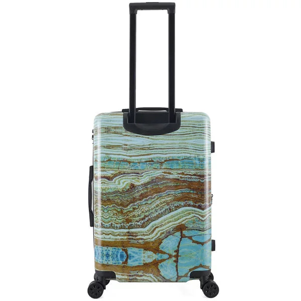 Disegno - Marble Luggage Emerald Earth Hardside TUCCI Medium 24-inch Art