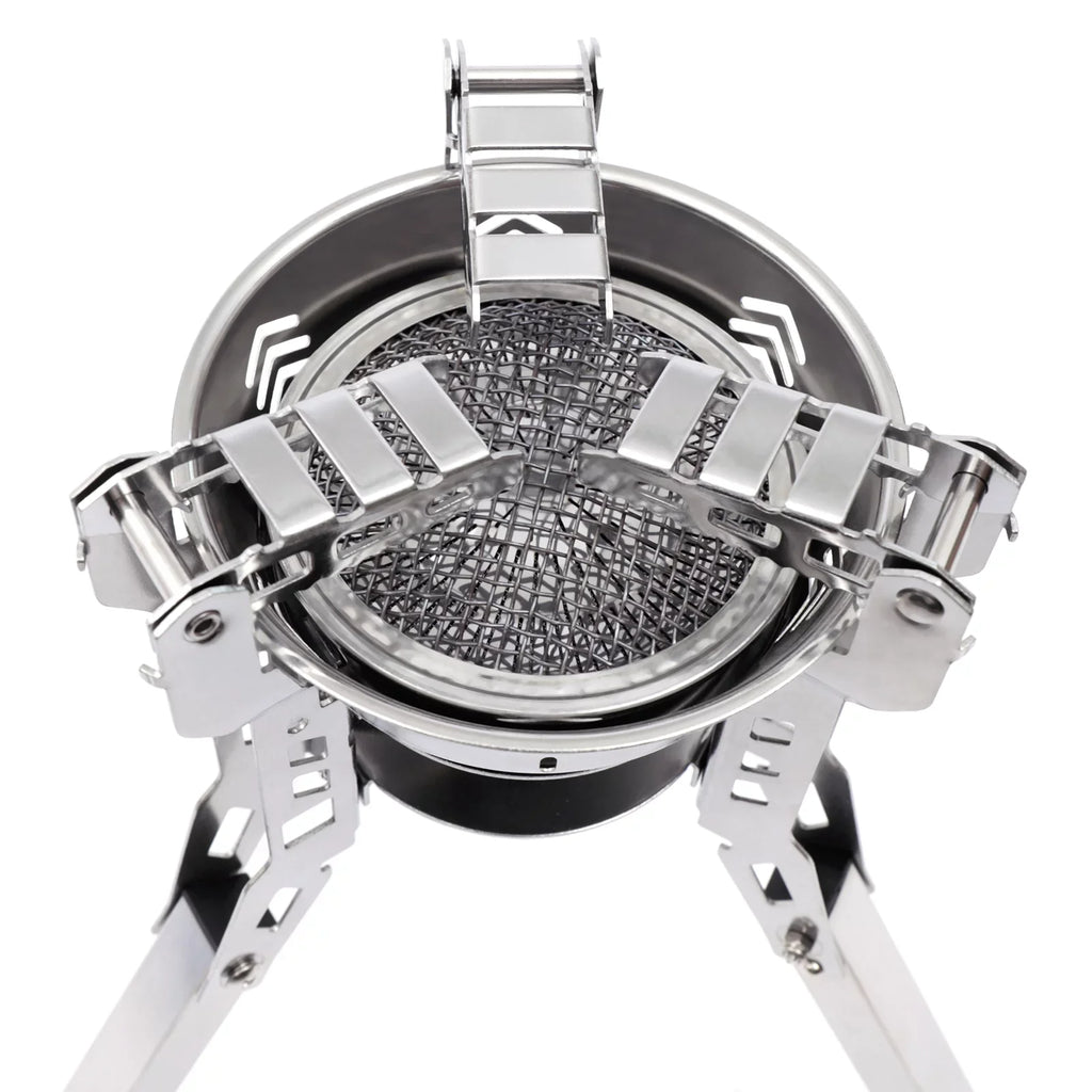 for Hiking Piezo Stove Ignition exterior Small with Camping Barbecue Portable Travel Backpack Burner Stoves Cooking Miumaeov Camping
