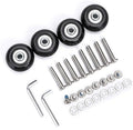 Replacement A OwnMy of Bearings Set Wheels, Swivel Caster Luggage Kits, Repair Wheels 4 Rubber 40mm Suitcase x 18mm