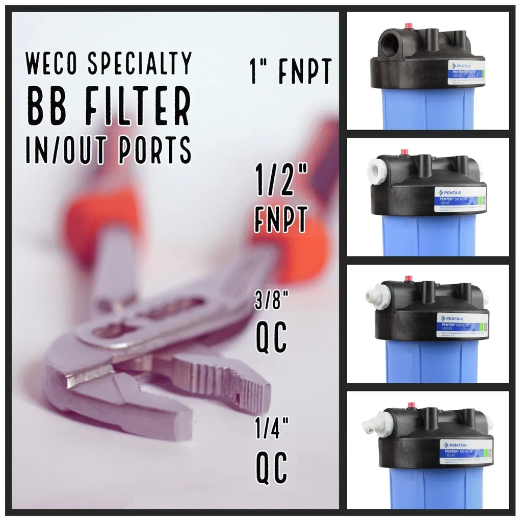 4 Carbonate Specialty Blue for 10" ½ WECO Big Filter Calcium " Neutralization CALC-1045H x