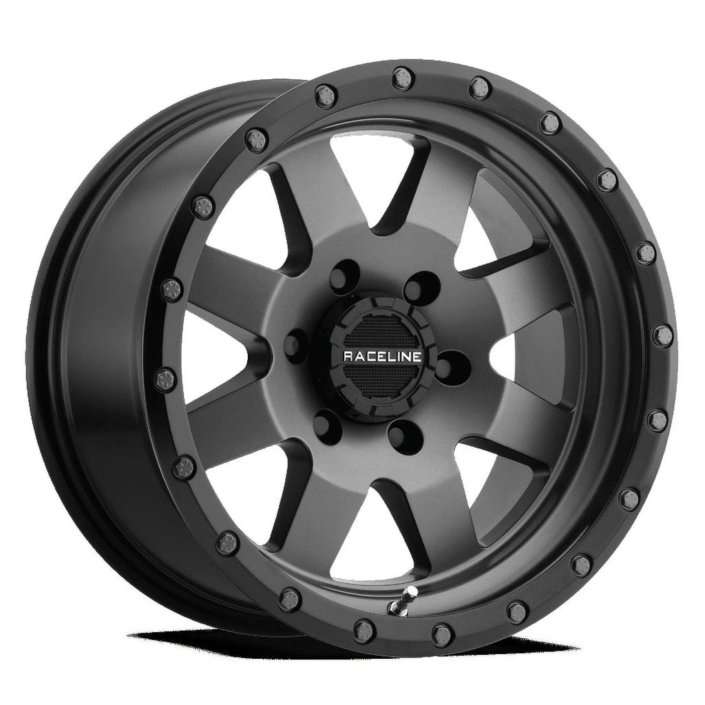 Cast Wheel, GUNMETAL 17" 935G-DEFENDER Raceline 6X139.7 Aluminum -12mm DEFENDER 17X9