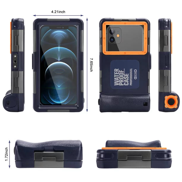 to Protective LCD Inch for Phones Case [15m/50ft] Professional nova Diving Snorkeling Underwater all UrbanX Waterproof Surfing Video And Housing with 6.9 Up 5z Lanyard Photo Swimming