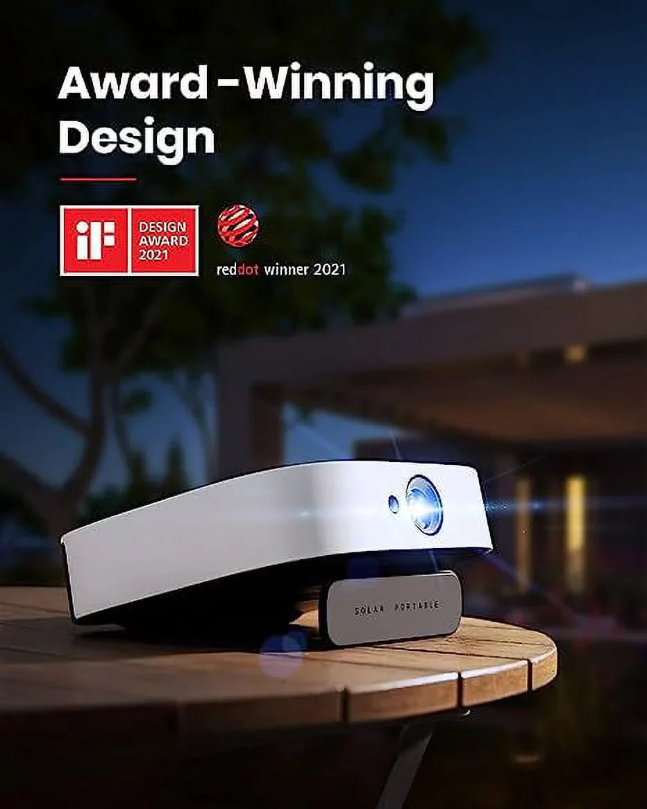 400 Box Lumen Projector ANSI D2131121 Portable Solar Open - 1080p Nebula Anker White FHD