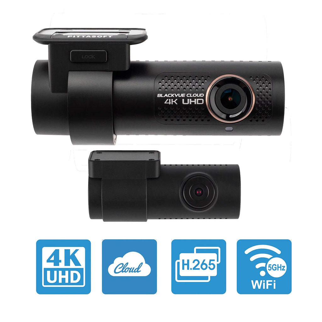 Monitor with Parking CM100 Module BlackVue Wi-Fi, Voltage Mode LTE UHD GPS, | Cloud Dashcam | Built-in microSD 4K Card 64GB via LTE DR900X-2CH | Optional