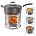 Wood Stove Multi-functional Stove, 1 Portable In for walmeck Camping Backpacking 4 Picnic