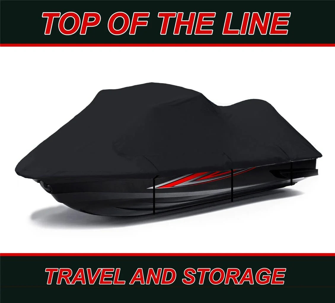 Ski 2020 130 2014 600 2011 2016 Compatible PWC Doo DENIER 2013 2015 Watercraft SE 2019 Cover Sea-Doo 2018 Sea 2012 GTI BLACK 2017 Cover 2021 for JetSki Bombardier Jet 2022