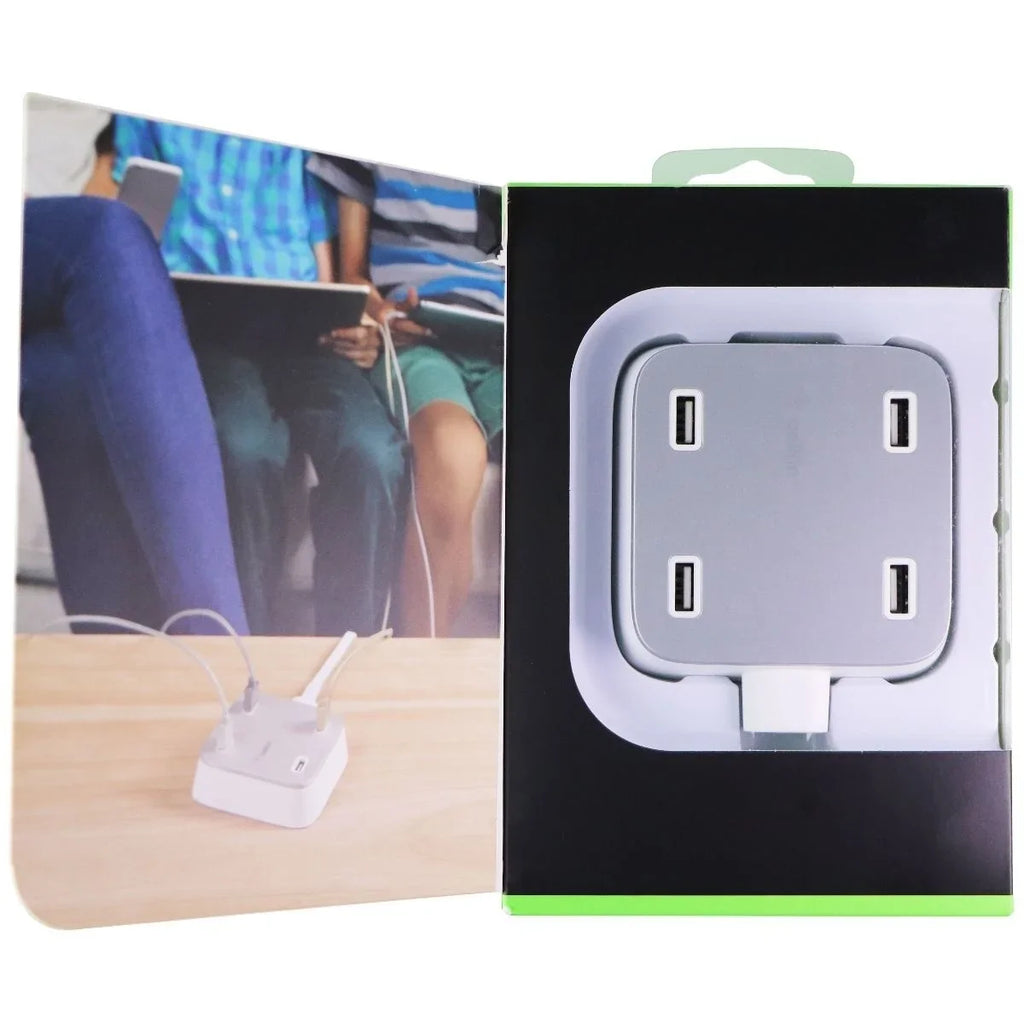 Wall-Mountable 4-Port Desktop Belkin Station Family USB Rockstar Charging