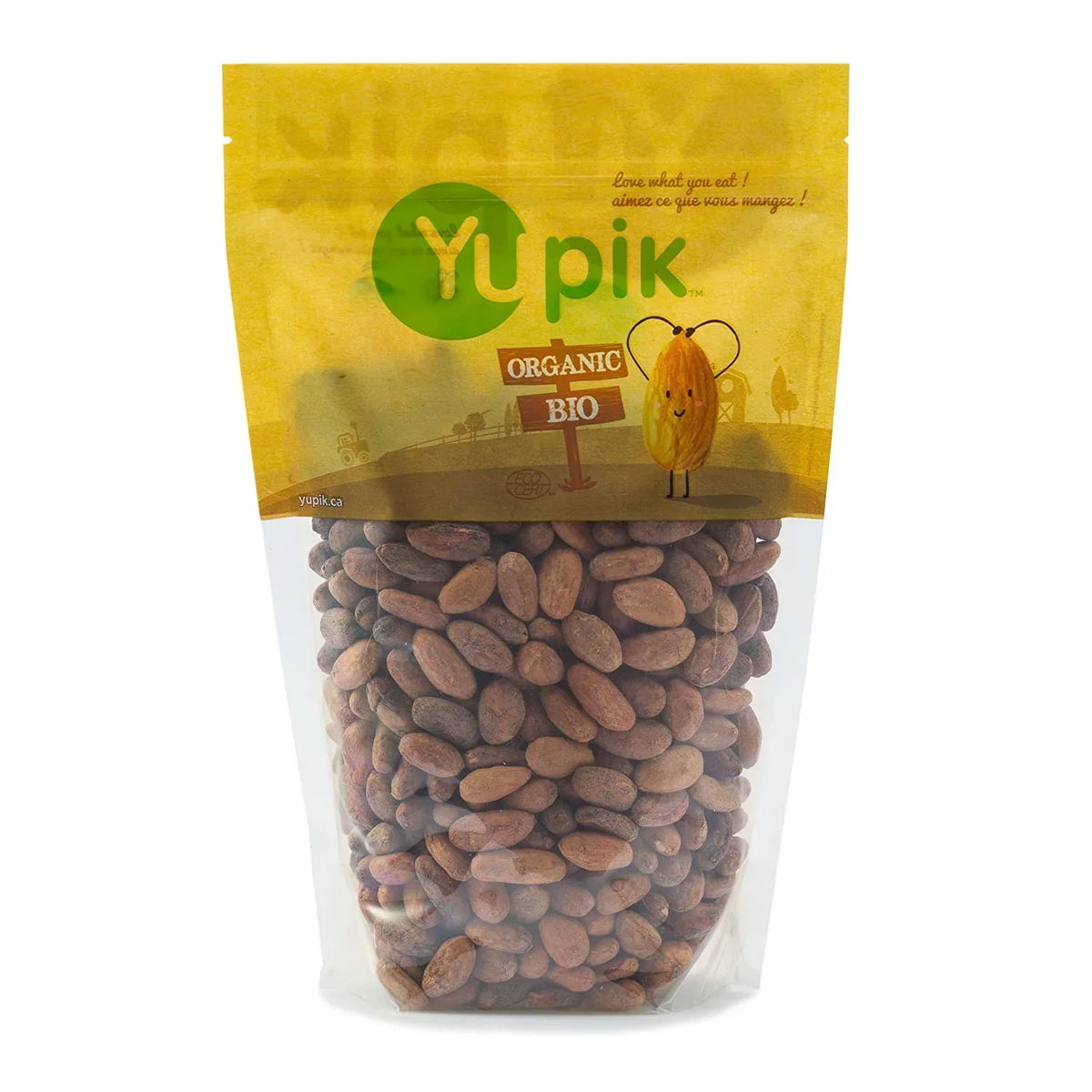Organic Cacao 2.2lb Raw Yupik Beans,