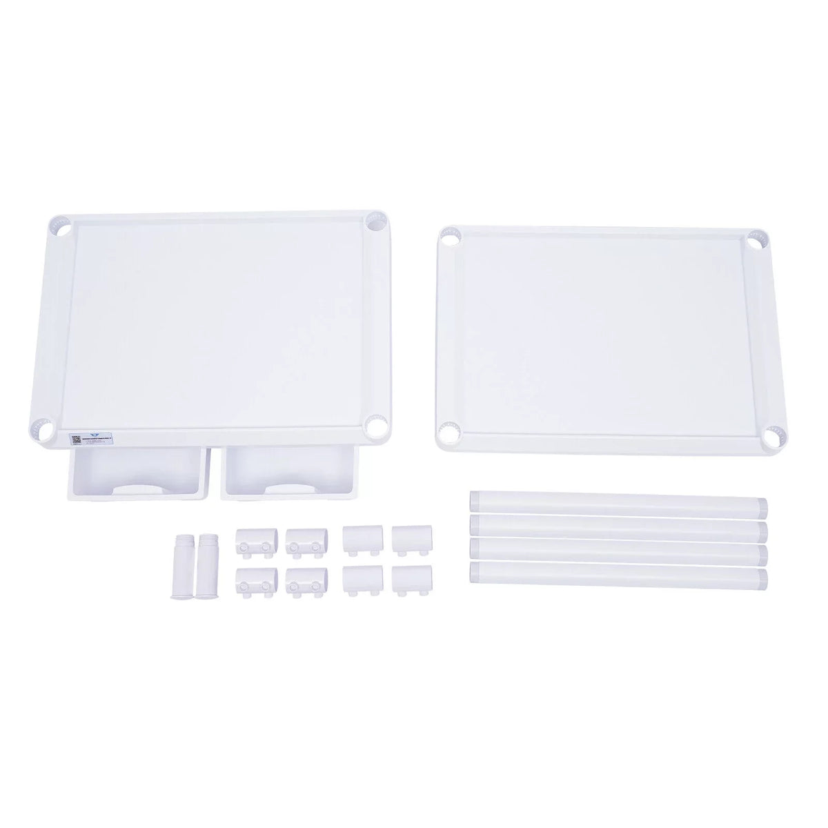 Clinic Rolling Dental with Heavy Trolley Medical Spacious Hospital Miumaeov Utility Duty for 360°Rotate Salon Cart Dirt Tier Trolley 2 Drawers Beauty Buckets Medical Wheels