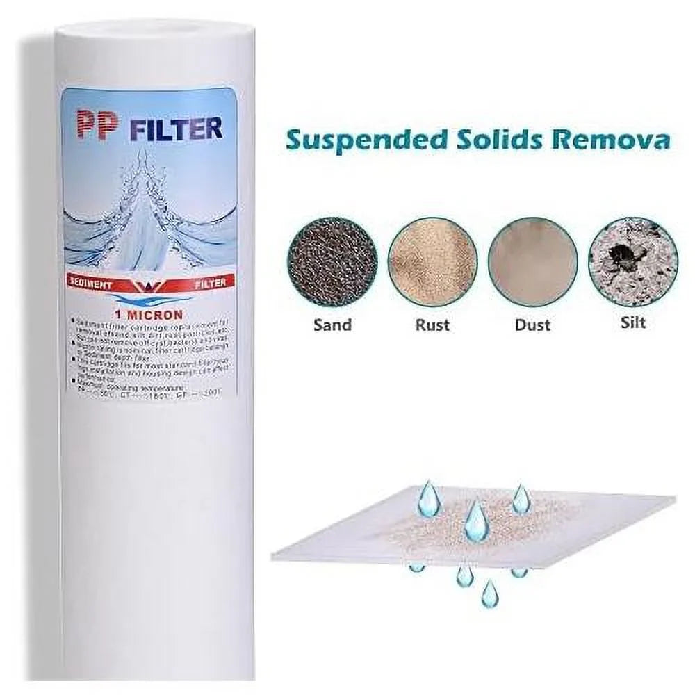 5-Stage Set Cartridges Reverse RO Filter System For Osmosis Pcs 8 Replacement