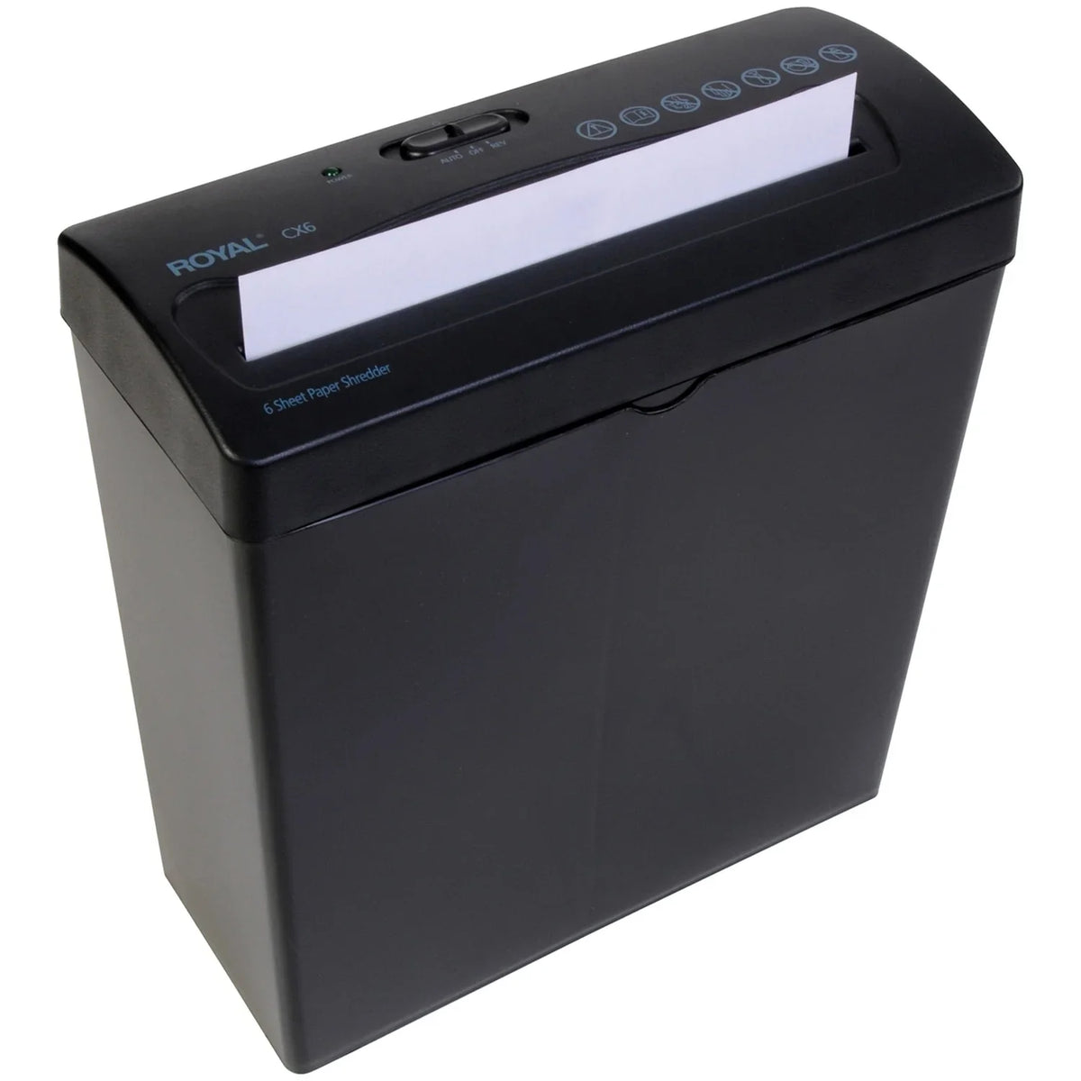 CX6 Paper Royal Crosscut Shredder 6-Sheet