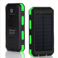 Built-in Solar Bank Mobile Charging Power Power Waterproof Charger With Mobile 10000mah Hook Solar Panel And Compass Portable