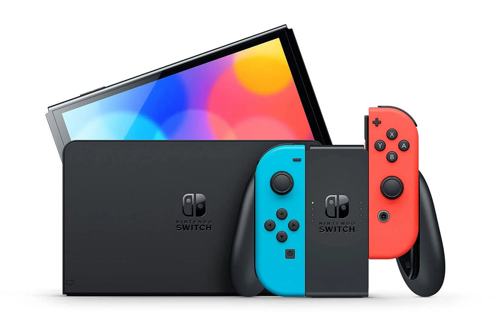 Blue Switch Hero Screen Cleaning Cloth Red and Minecraft Nintendo Dungeons Console OLED Neon Edition & with