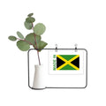 Jamaica Frame Picture Country Decor Vase Love Metal Cerac