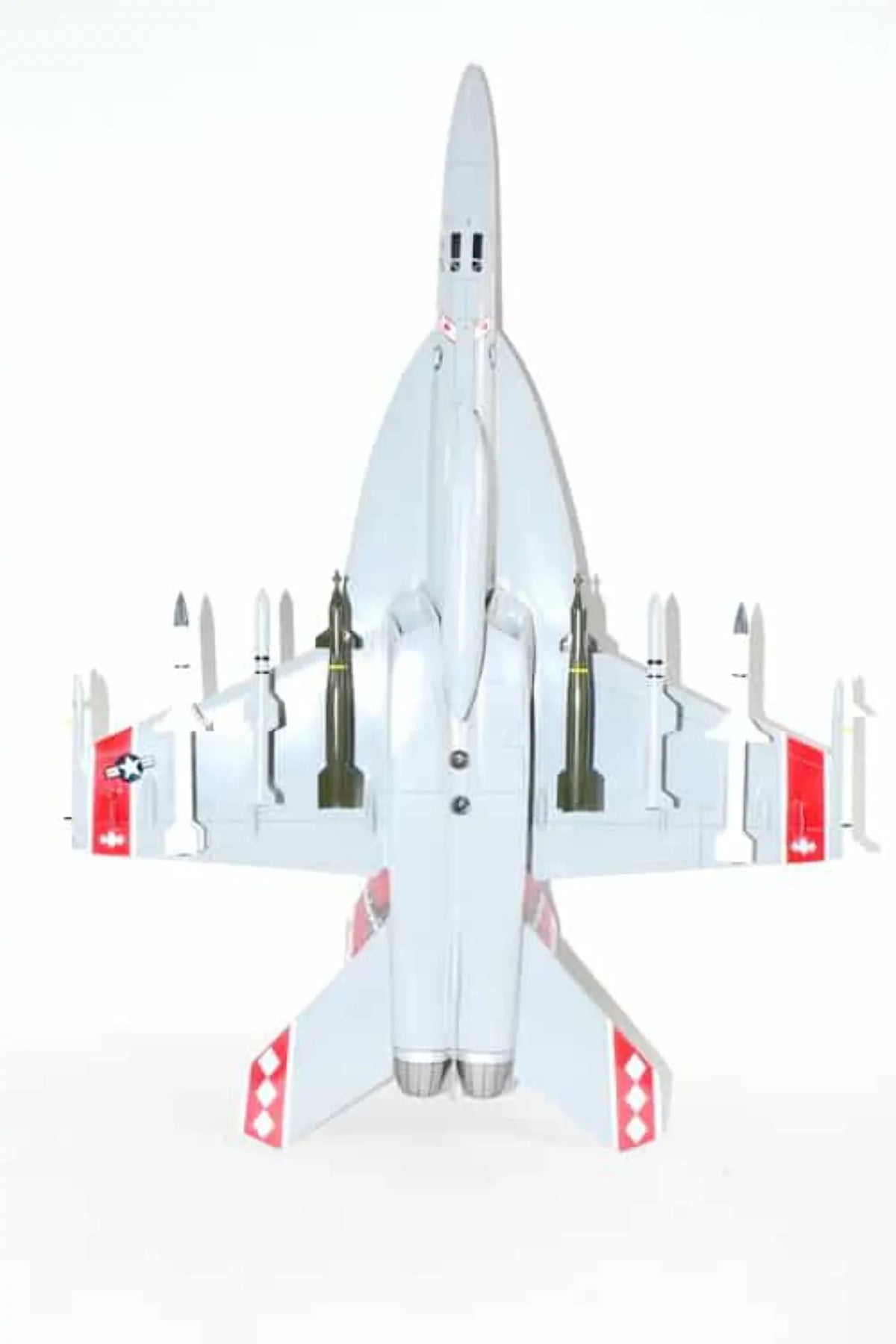 Model, VFA-102 Navy, Scale, (18) Diamondbacks F/A-18F Fighter/Attack (2005) Mahogany, 1/40th