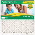 in. Pack Flanders Air - Pleated 25 Standard Filter 84858.012525 25 Of x 12 NaturalAire