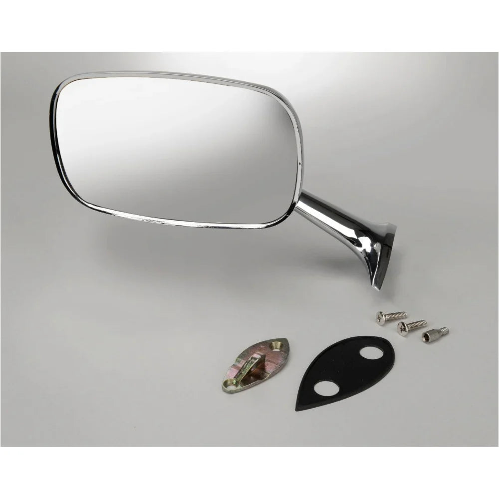 Corvette Hand 1968-79 Rearview Head Left Large Chevy CHROME Exterior Teledu Mirror For