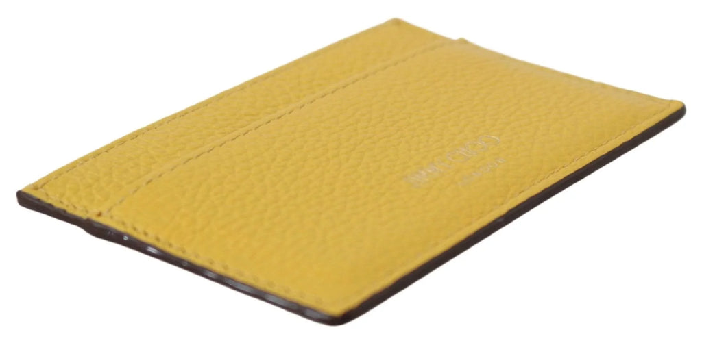 Holder Jimmy Aarna Yellow Leather Choo Card
