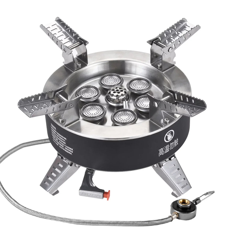 Traveling Camping Stove, Hiking Stove, Stove, core Foldable Seven Fishing 18000W Gas High Windproof Backpacking