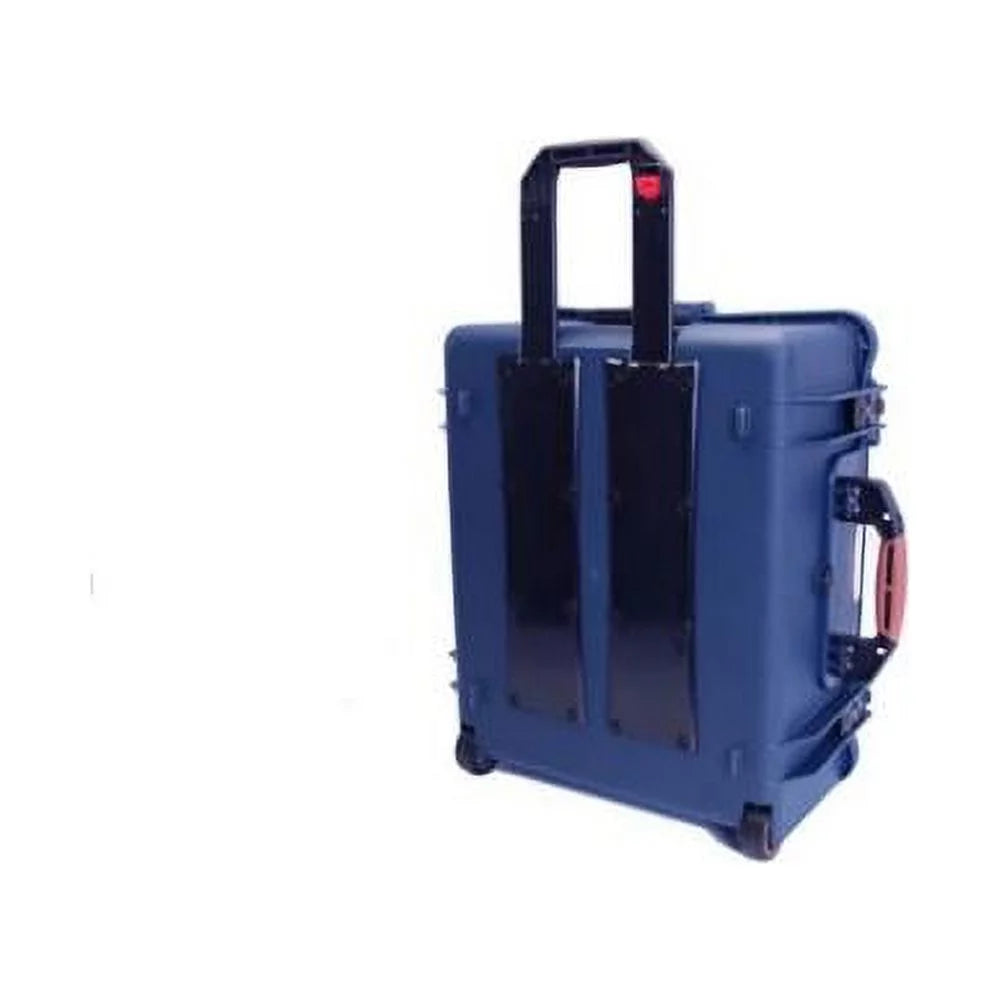 Waterproof Case "Safeguard" Porta Foam Camcorder Vault, XL Production Hard with & Brace "Diced" Large Field Interior Wheels eXtra