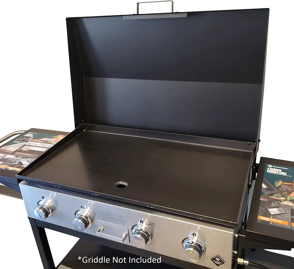 Inch (36HC-BL) 4-Burner NOT 4-Burner From Black Griddle Included, Fits 36 For Griddle Club Lid - Hinged Sam's