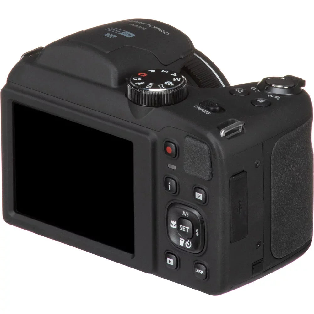 Warranty + Digital 64GB Camera AZ255 Spider - PIXPRO Kodak 1 Yr Tripod (Black) +
