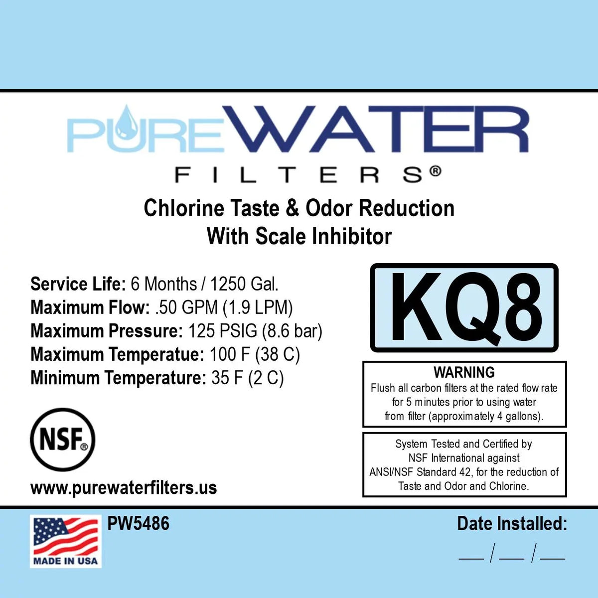 B3000, KQ8A K155P, liquid K4000 B3000SE, K3000, Models K3500, System Plumb Filter K3000SE, Hookup B150P, K2500, Line Kit Keurig For Direct for liquid K150P,