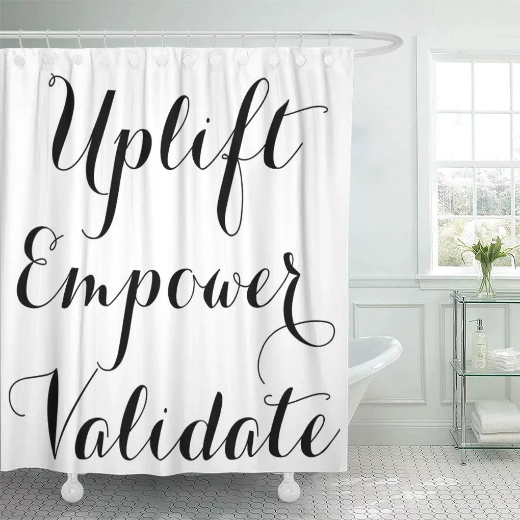 Purse Younique 66x72 Presenter Uplift Bathroom Curtain Mascara Shower Bath Decor Marketing Makeup CYNLON Catalog Empower inch