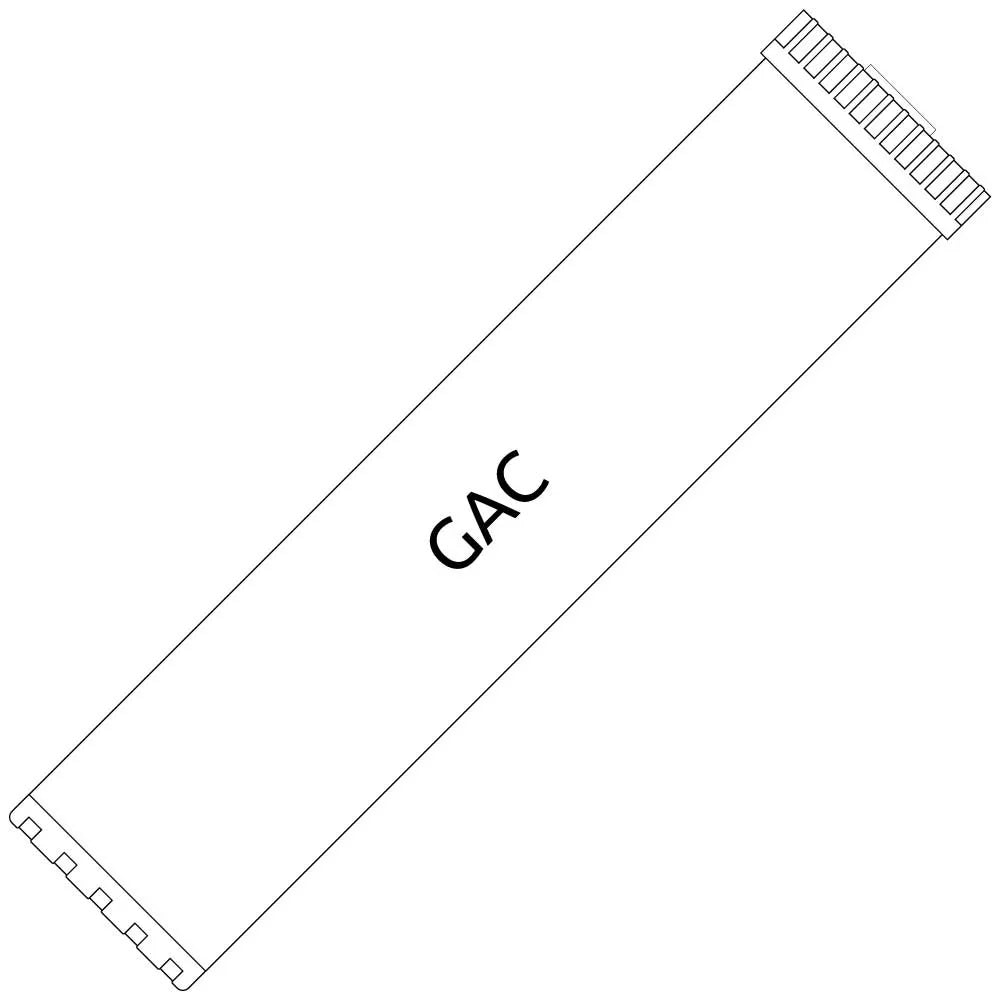 GAC 20-inch Filter Blue Big